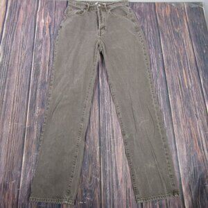 PacSun Dad Jeans Brown Tencel Blend Size 26 High Rise Straight Leg